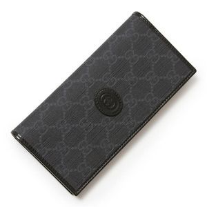 Gucci Long Wallet ARIA GG Supreme Black